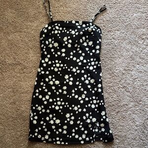 Princess Polly Black Floral Mini Dress